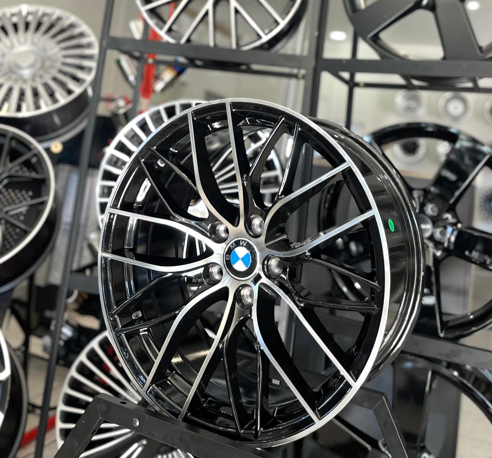 BMW fitted with stylish aftermarket wheels